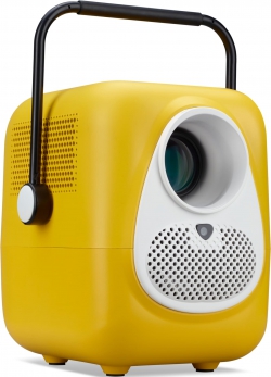 Проєктор AOpen QF23s FHD, 250 lm, LED, 1.26, WiFi, жовтий, Whale TV MR.JXC11.002