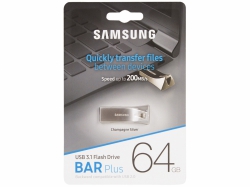 Накопичувач Samsung  64GB USB 3.1 Type-C Bar Plus  Сріблий MUF-64BE3/APC