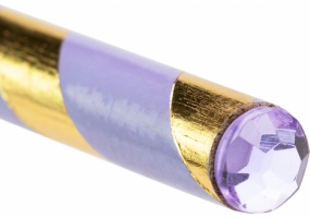 Олівець чорнографітний HB пастельний синій з кристалом MAXI MX14914