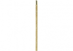 Олівець чорнографітний HB золотистий з металевим топом та кристалом, покриття з блискіток. MAXI MX14925