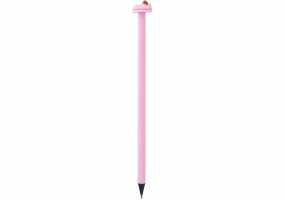 Олівець чорнографітний HB із фігуркою "Тістечко", світло-рожеве покриття MAXI MX14929