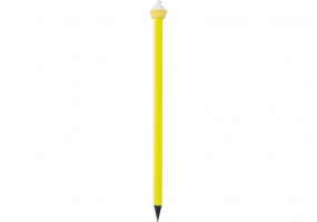 Олівець чорнографітний HB із фігуркою "Тістечко", жовте покриття MAXI MX14931