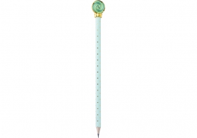 Олівець чорнографітний HB із фігуркою "Цукерка", зелене покриття MAXI MX14934