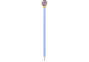 Олівець чорнографітний HB із фігуркою "Цукерка", фіолетове покриття MAXI MX14935