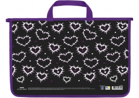 Портфель пластиковый А4 на молнии MAXI MX30056