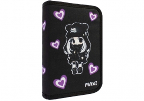 Пенал с 2 отворотами, 20,5*13,5*4 см. MAXI MX85505