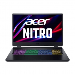 Ноутбук Acer Nitro 5 AN517-55 17.3" FHD IPS, Intel i7-12650H, 16GB, F1TB, NVD4050-6, Lin, черный NH.QLGEU.00D