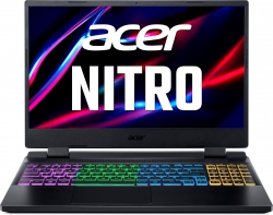 Ноутбук Acer Nitro 5 AN515-58 15.6" FHD IPS, Intel i7-12650H, 16GB, F512GB, NVD4060-8, Lin, черный NH.QM0EU.00M