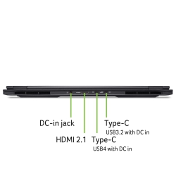 Ноутбук Acer Nitro 16S AN16S-61 16" WQXGA IPS, AMD R9-365, 32GB, F2TB, NVD5070Ti-12, Lin, чорний NH.U07EU.002