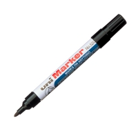Маркер uni MARKER, 1-3мм, чорний Uni NO.520F SHRINK BLACK