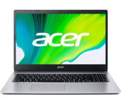 Ноутбук Acer Aspire 3 A315-34 15.6" FHD, Intel P N6000, 8GB, F256GB, UMA, Lin, сріблястий NX.A6LEU.00H