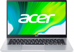 Ноутбук Acer Swift 1 SF114-34 14" FHD IPS, Intel C N4500, 8GB, F128GB, UMA, Lin, сріблястий NX.A76EU.003