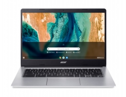 Ноутбук Acer Chromebook CB314-2H 14" FHD IPS, MediaTek MT8183, 8GB, F128GB, UMA, ChromeOS, сріблястий NX.AWFEU.001