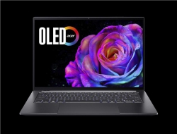 Ноутбук Acer Swift X 14 SFX14-61G 14.5&quot; 2.8K OLED, AMD R7-350, 32GB, F1TB, NVD5060-8, Win11, серый NX.JA8EU.004