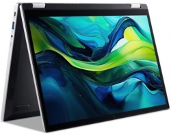 Ноутбук Acer Aspire Go Spin AGSP14-31PT 14" WUXGA IPS Touch, Intel 3-N355, 16GB, F512GB, UMA, Lin, сріблястий NX.JBEEU.001