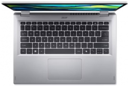 Ноутбук Acer Aspire Go Spin AGSP14-31PT 14" WUXGA IPS Touch, Intel 3-N355, 16GB, F512GB, UMA, Lin, сріблястий NX.JBEEU.001