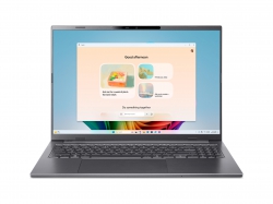 Ноутбук Acer Aspire 16 A16-11M 16&quot; WUXGA IPS, Quallcomm X X1-26-100, 16GB, F512GB, UMA, Win11, серый NX.JLNEU.001