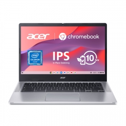 Ноутбук Acer Chromebook CB314-3HT 14" FHD IPS Touch, Intel C N4500, 8GB, F128GB, UMA, ChromeOS, серебристый NX.KB5EU.002