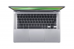 Ноутбук Acer Chromebook CB314-4H 14" FHD IPS, Intel C N100, 8GB, F128GB, UMA, ChromeOS, сріблястий NX.KNBEU.001