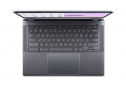 Ноутбук Acer Chromebook Plus CB514-4H 14" FHD IPS, Intel i3-N305, 8GB, F512GB, UMA, ChromeOS, серый NX.KUZEU.001