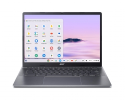 Ноутбук Acer Chromebook Plus CB514-4HT 14" FHD IPS Touch, Intel i3-N305, 8GB, F128GB, UMA, ChromeOS, серый NX.KV1EU.001