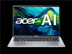 Ноутбук Acer Swift Go 14 SFG14-73 14&quot; 2.8K OLED, Intel U7-155H, 32GB, F1TB, UMA, Lin, серебристый NX.KY7EU.002