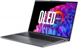 Ноутбук Acer Swift Go 16 SFG16-72 16" 3.2K OLED, Intel U7-155H, 32GB, F1TB, UMA, Lin, сірий NX.KY9EU.003