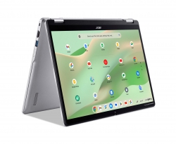 Ноутбук Acer Chromebook Spin CP314-2HN 14&quot; WUXGA IPS Touch, Intel i3-N305, 8GB, F256GB, UMA, ChromeOS, серебристый NX.KYJEU.001