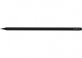 Олівець чорнографітний Optima All BLACK HB корпус чорний, загострений, з гумкою O15540