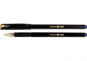 Ручка гелевая OPTIMA FINANTIAL 0,5 мм, пишет синим O15637-02