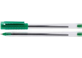 Ручка шариковая OPTIMA HYPE T 1,0 mm. Корпус прозрачный, пишет зеленым O15694