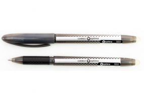 Ручка гелева самостираюча OPTIMA CORRECT 0,5 мм, пише чорним O15743