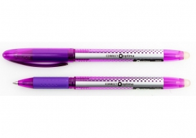 Ручка гелева самостираюча OPTIMA CORRECT 0,5 мм, пише фіолетовим O15747
