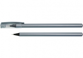 Ручка масляна OPTIMA  CHROME 0,7 мм корпус металік, пише синім O15748