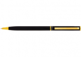 Ручка кулькова Canoe, корпус чорний із золотистими деталями CABINET O15964-01
