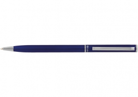Ручка шариковая Canoe, корпус синий с серебристым CABINET O15964-02