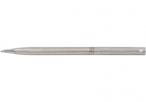 Ручка шариковая Canoe, корпус серебристый CABINET O15964-16