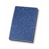 Деловая записная книжка А5, Lady, твердая обложка, кремовый нелинованный блок, голубой OPTIMA O20815-11