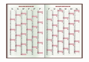 Ежедневник датированный, NEBRASKA, коричневый металлик, А5, без поролона OPTIMA O25203-07