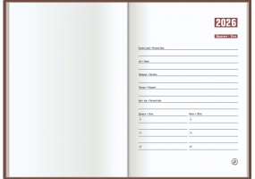 Дневник датированный, VIVELLA, оранжевый, А5 OPTIMA O25230-06