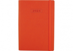 Щоденник датований, CROSS, помаранчевий, А5, м'яка обкладинка з гумкою OPTIMA O25235-06