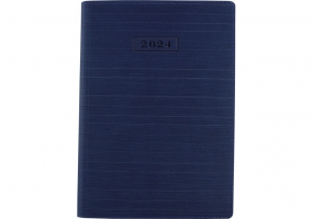 Щоденник датований, STRIPE, синій, А5, м'яка обкладинка  OPTIMA O25285-02