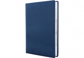 Дневник недатированный, MINK, А5, кремовый блок, линия, синий OPTIMA O25470-02