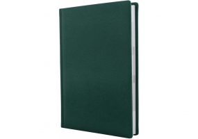 Дневник недатированный, MINK, А5, кремовый блок, линия, темно-зеленый OPTIMA O25470-49