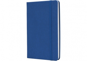 Деловая записная книжка MAGIC, А5, твердая обложка, резинка, белый блок клеточка, синий OPTIMA O27102-02