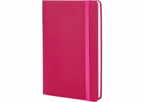 Деловая записная книжка VIVELLA, А5, Мягкая обложка, резинка, белый блок линия, розовый OPTIMA O27104-09