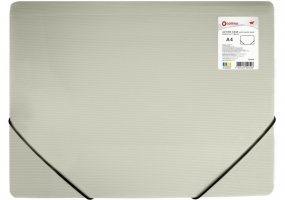 Папка на гумках, А4, OPTIMA, 500 мкм, фактура "СМУГА", асорті O30699