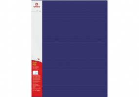 Папка А4 с боковым прижимом Optima CLIP B, фактура "ПОЛУНА", синяя O31254-02