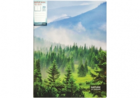 Папка А4 з 20 файлами Optima "Nature of Ukraine", асорті O32125