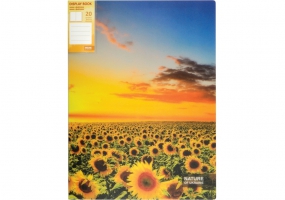 Папка А4 з 20 файлами Optima "Nature of Ukraine", асорті O32125